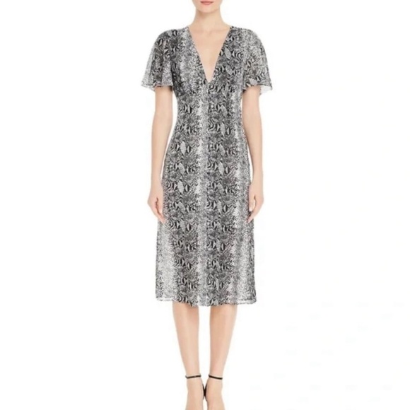 Aqua python print maxi dress size small - Picture 1 of 10